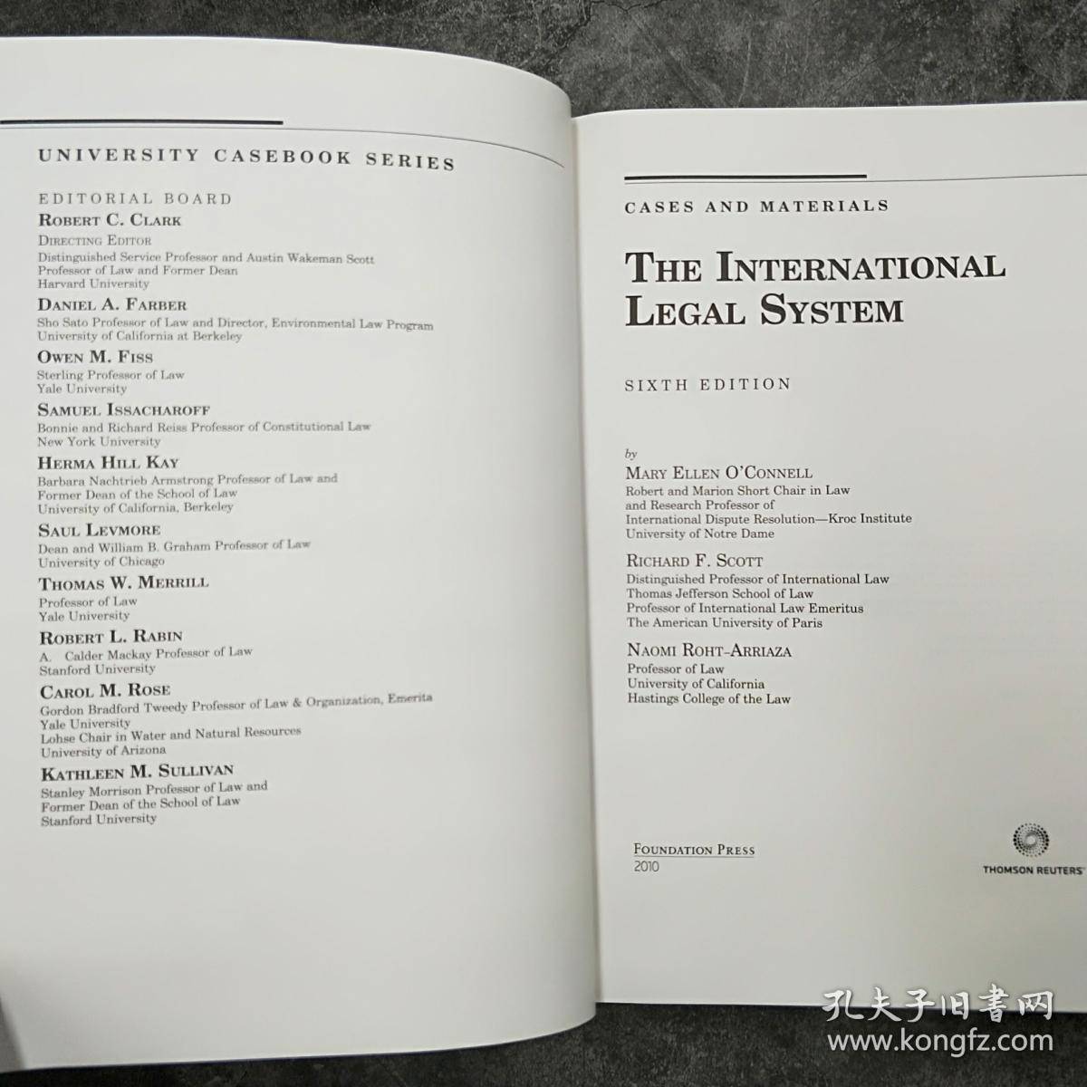 the foundation series,foundation the international legal system (university casebook series)