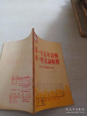 第一个五年计划的名词解释