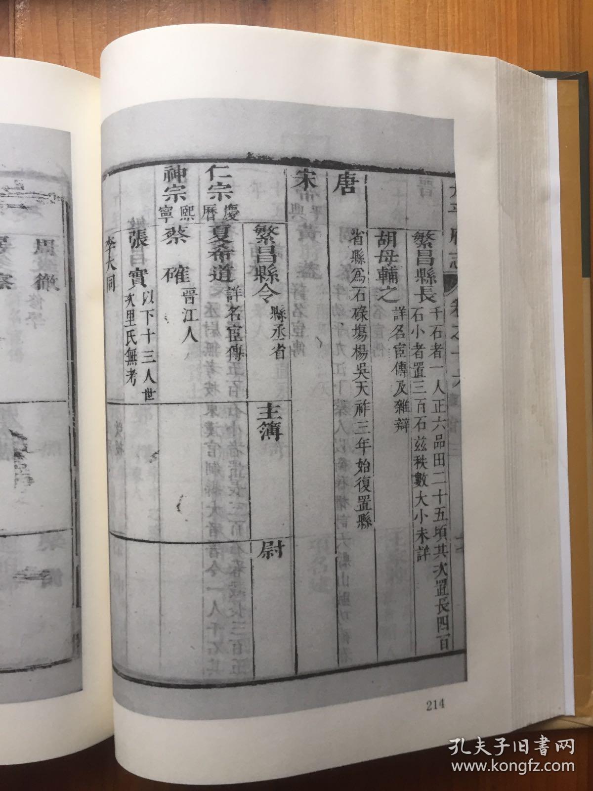 (康熙)安徽 太平府志 卷十四:职官一府属,卷十五:职官二府属当涂县属