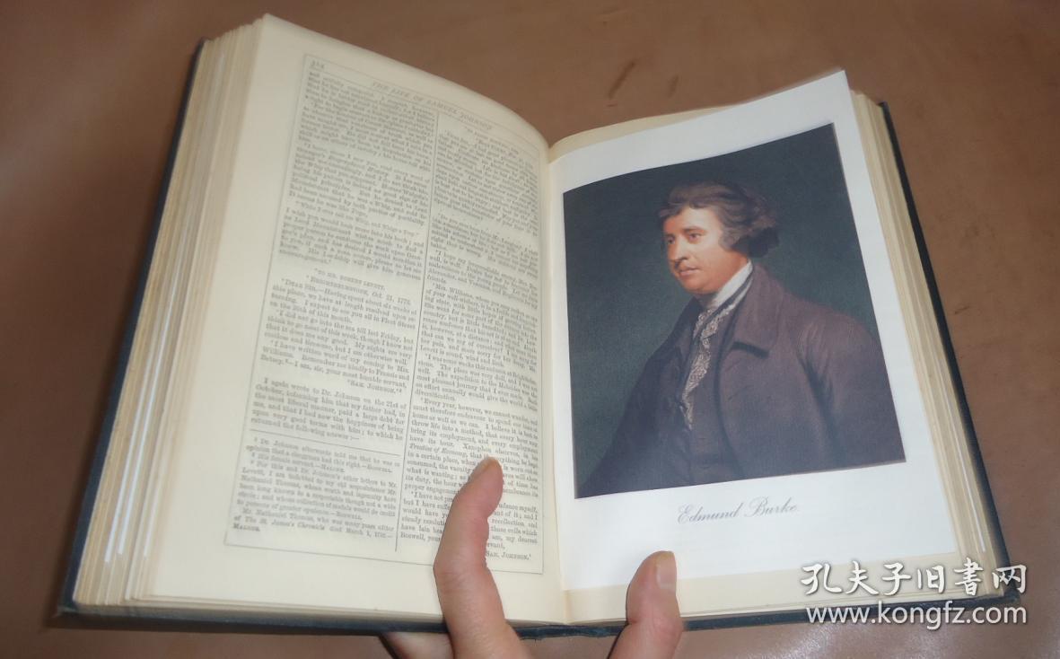 samueljohnson作品,samueljohnson 1887年jamesboswellthelifeofsamueljohnson约翰逊传布面大开精装配补