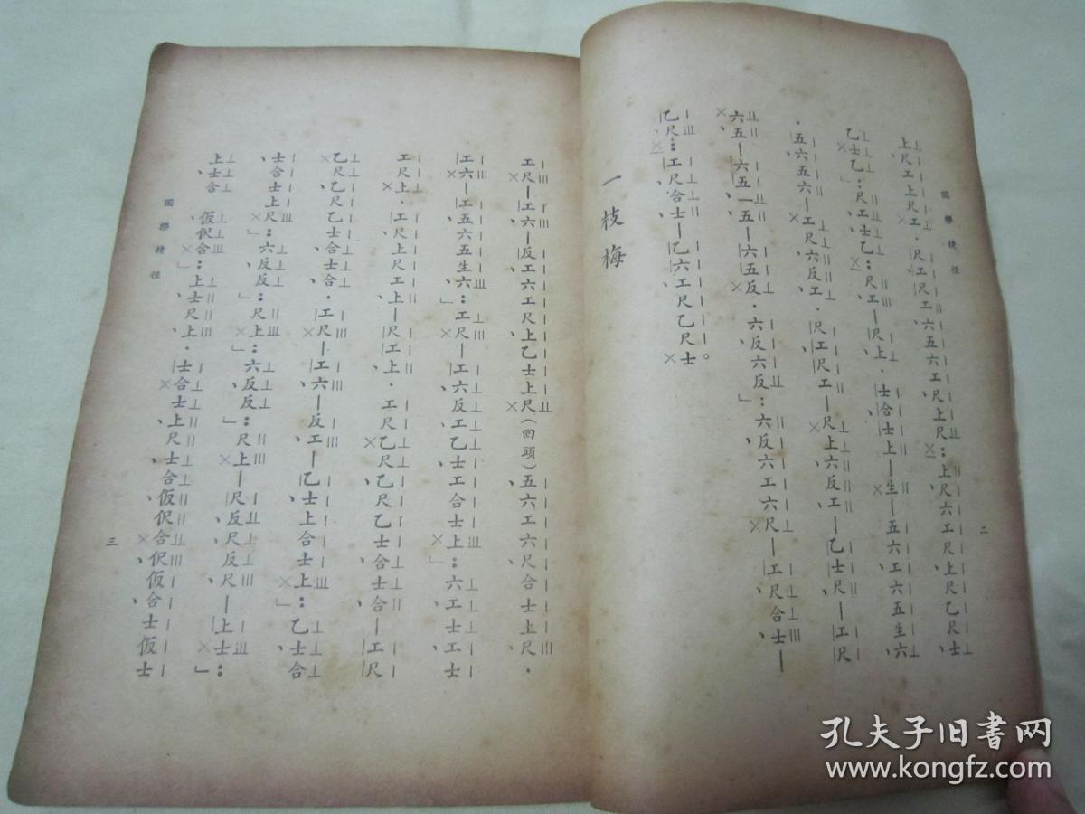 内录"上云梯,一枝梅,雁落平沙,浪淘沙"等数十首名古代乐谱 琴谱古代