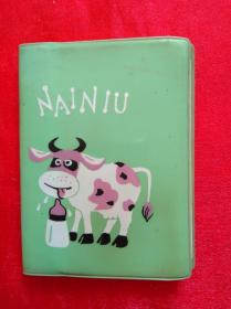 80年代老塑料日记本  NAINIU 100开80页