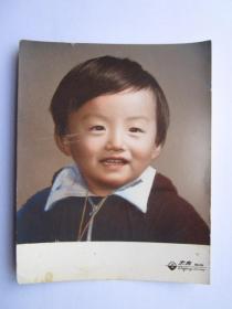 早期儿童彩色照片（上海大方照相馆）
