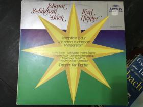 黑胶原版唱片JOHANN SEBQSTIAN BACH & KARL RICHTER