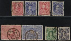 日本古典邮票一组