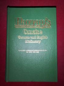 Harraps Concise German and English Dictionary 哈拉普简明德英 英德词典（精装、英文版