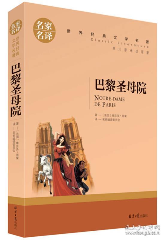 正版 巴黎圣母院 名家名译世界经典文学名著 原汁源味