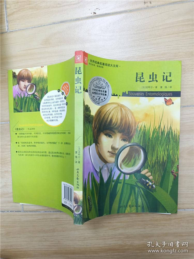 昆虫记 北岳文艺出版社【绿色封面】