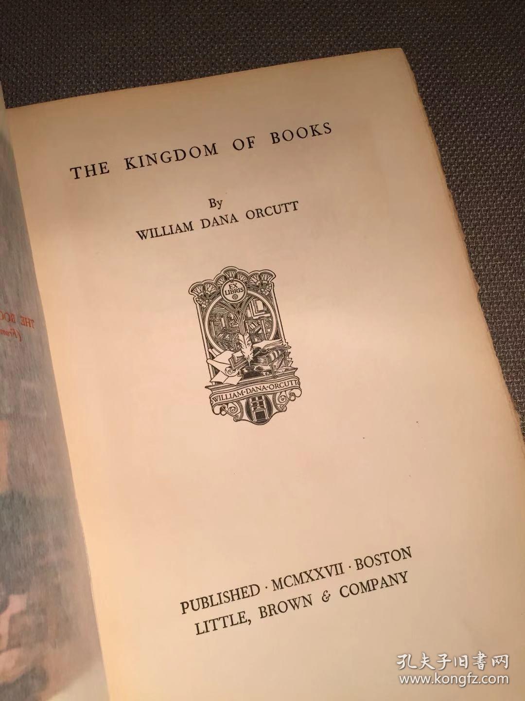 the kingdom of books(威廉·达那·奥科特《书的王国