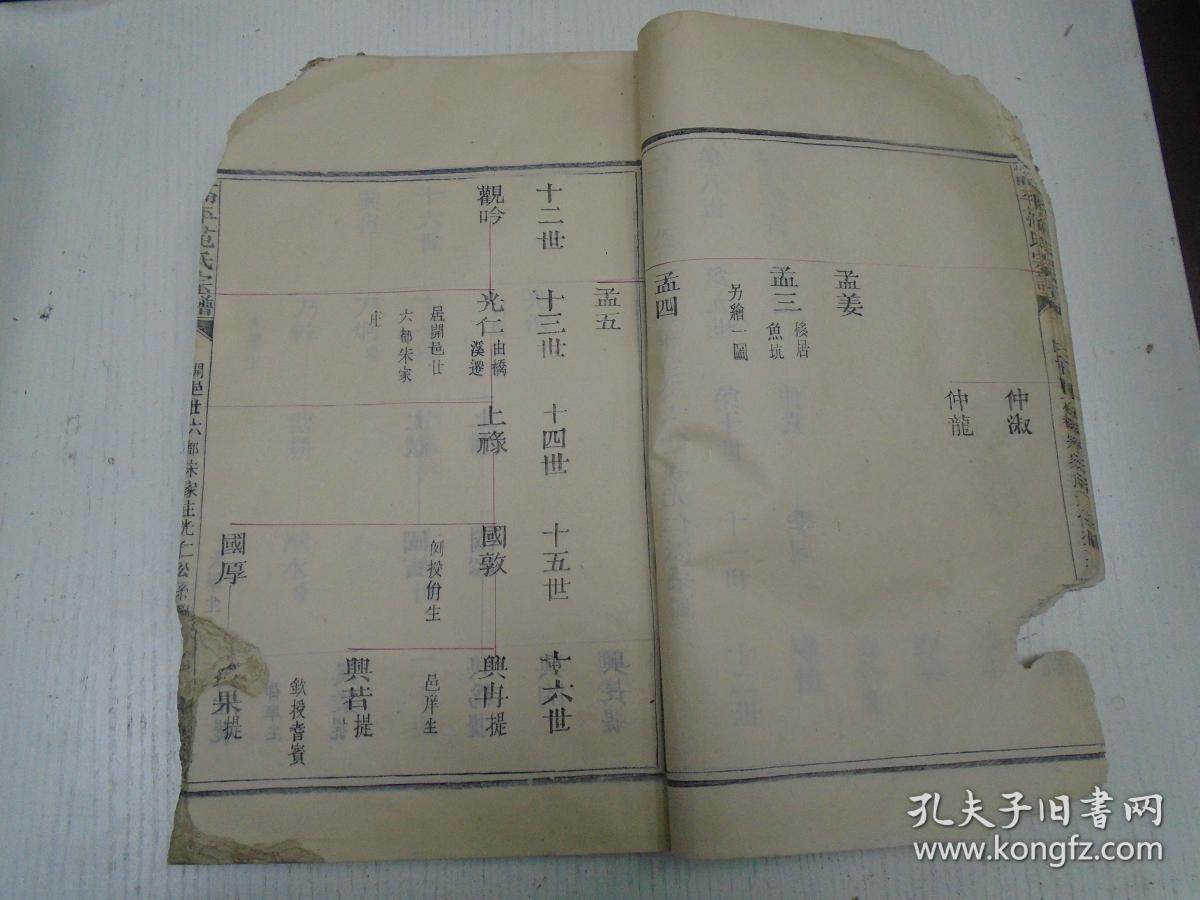 民国版/餘庆堂《高平范氏宗谱 公字号》卷之三(仁十一公八世孙维智公