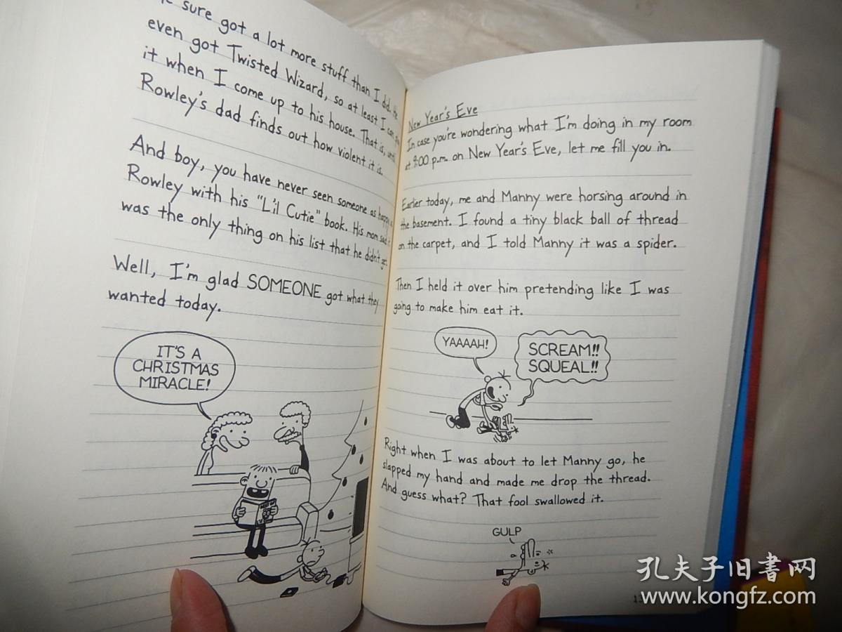 diary of a wimpy kid, book 1 原版精装