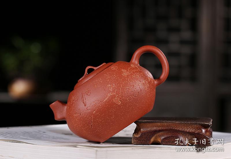宜兴原矿龙血砂全手惠风壶范鹏轩