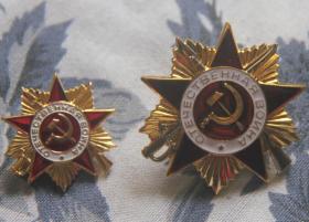 商业版苏联一级卫国战争勋章(带略章)苏军奖章红星二战