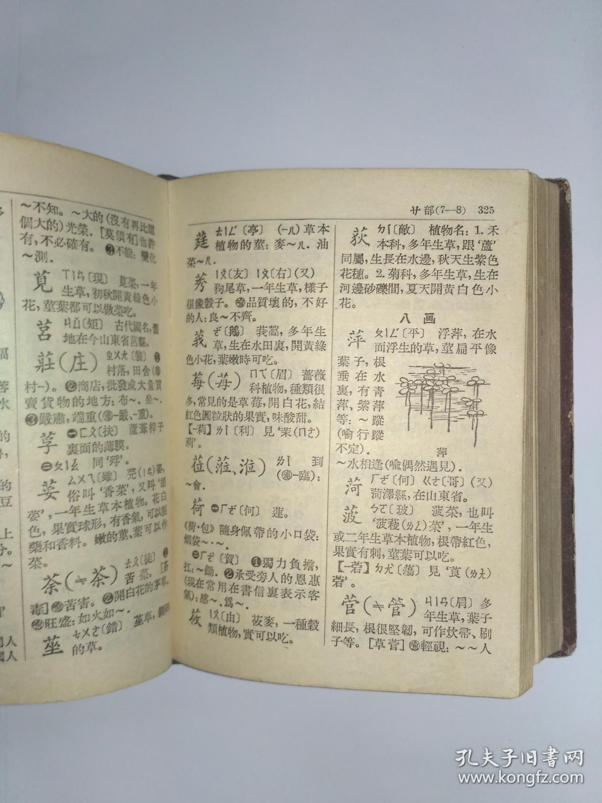 《新华字典》1954年8月第1版,1955年8月第2版第8次印刷本(综合品相