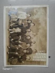 宜昌市文医工会欢送张1951年纪念老照片