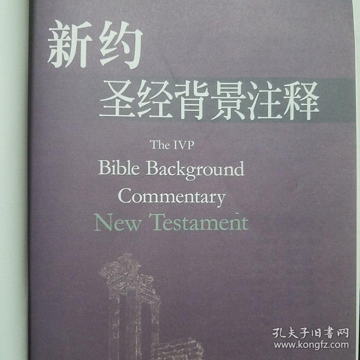 新约圣经背景注释:对《新约》逐节注释,供传道人,宣教