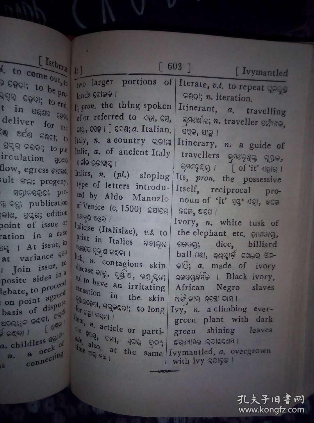 阿姆哈拉语等),那本红色布面没字的是英语奥里亚语大词典.