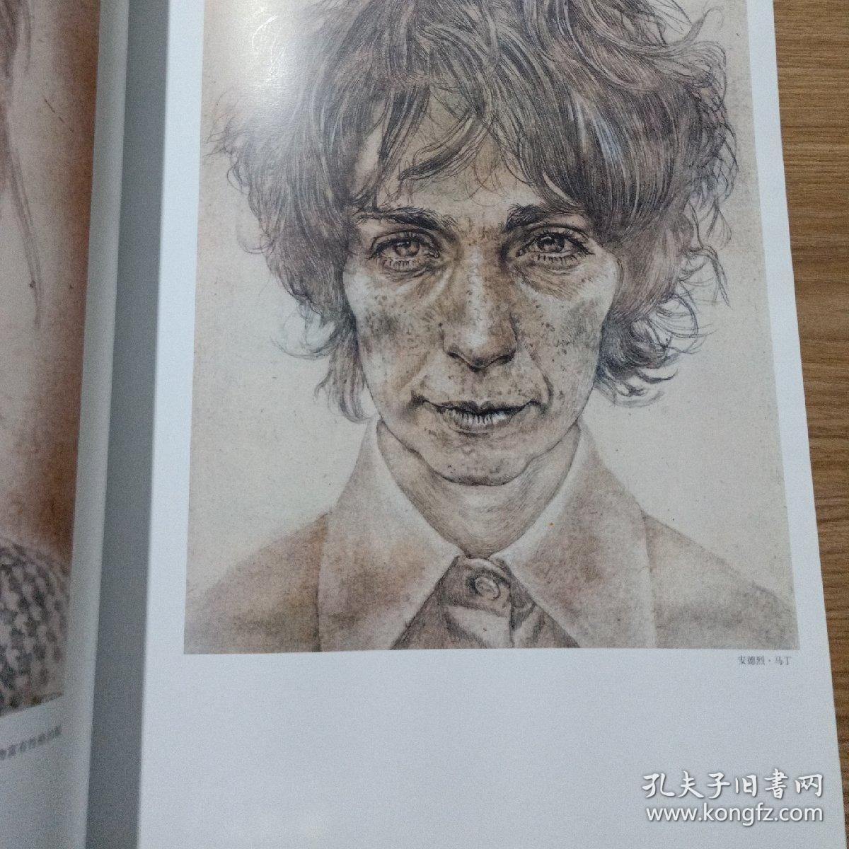 线性素描教学现场:头像写生