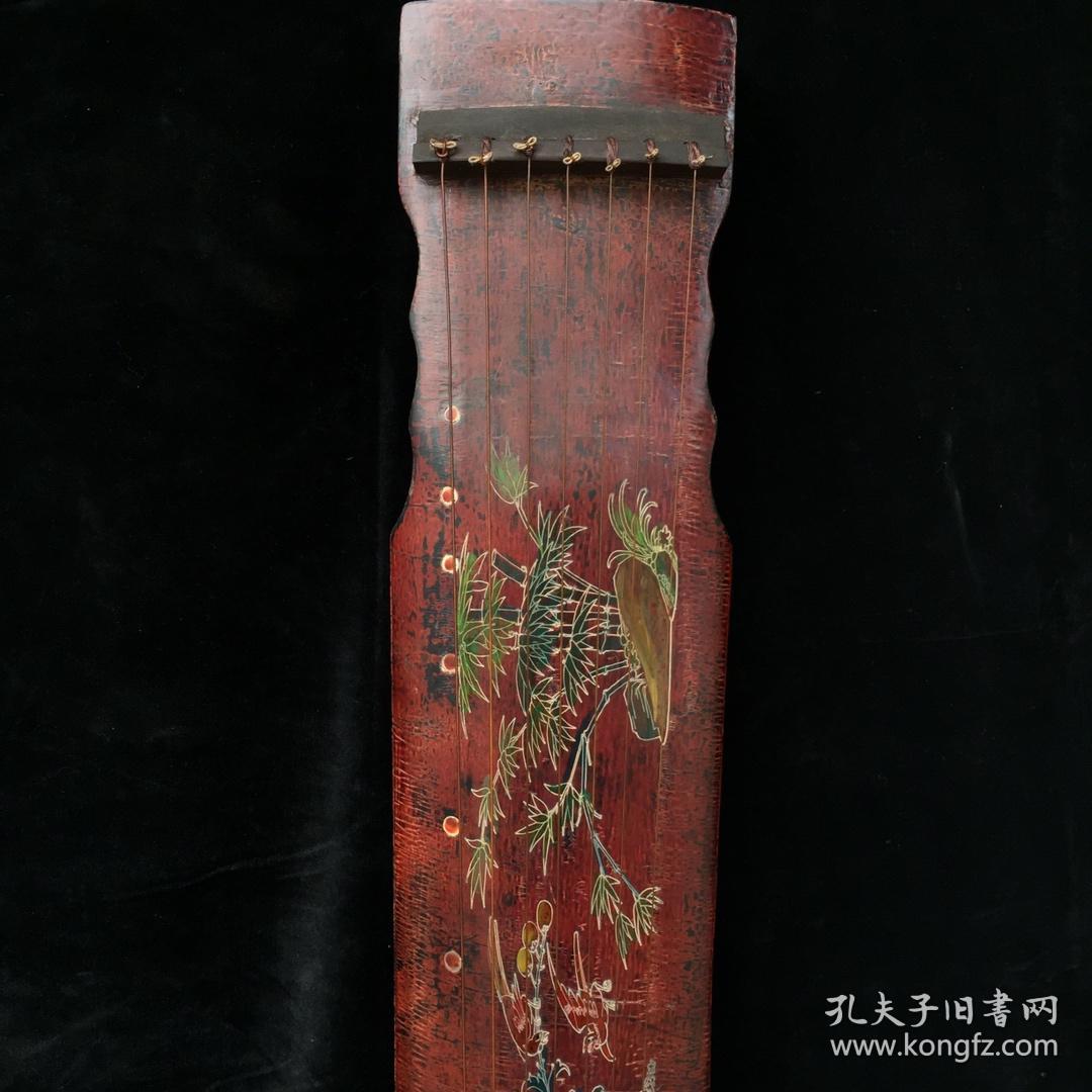 收来的漆器琴 老七弦琴 古代乐器古琴