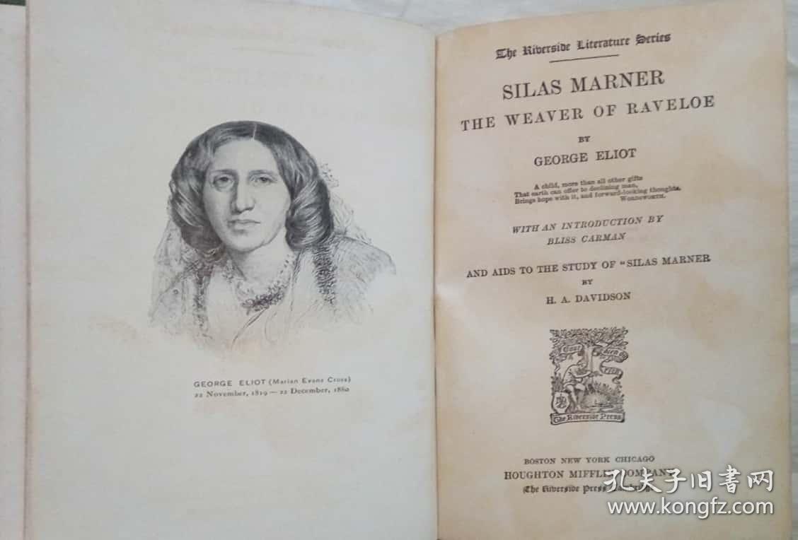 george eliot"s silas marner 乔治·爱略特的小说《织工马南传》1899