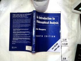 An Lntroduction to Philosophical Analysis