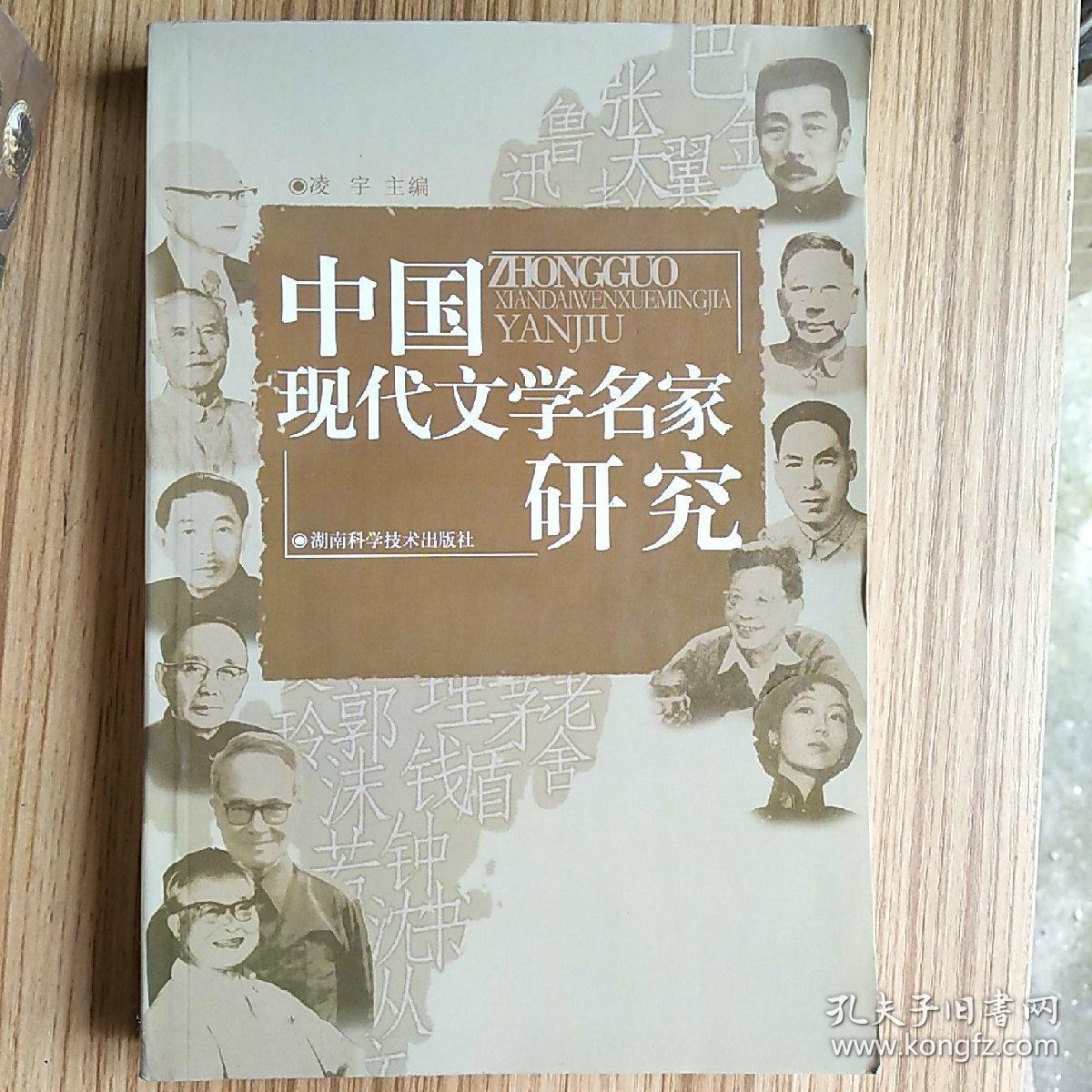 中国现代文学名家研究
