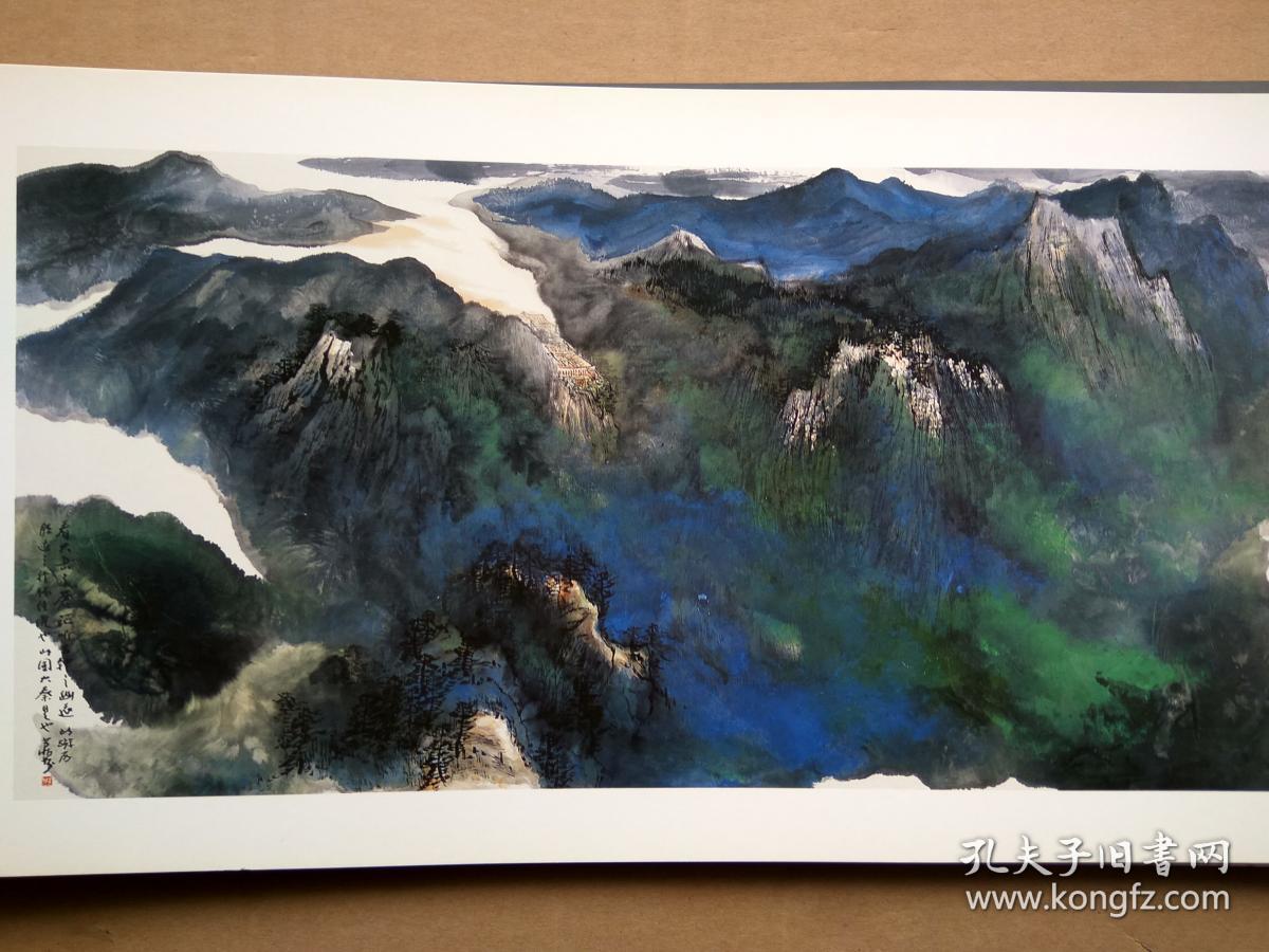 万鼎画集《以丹青的名义—守护大秦岭 万鼎山水画展 窄8开展览