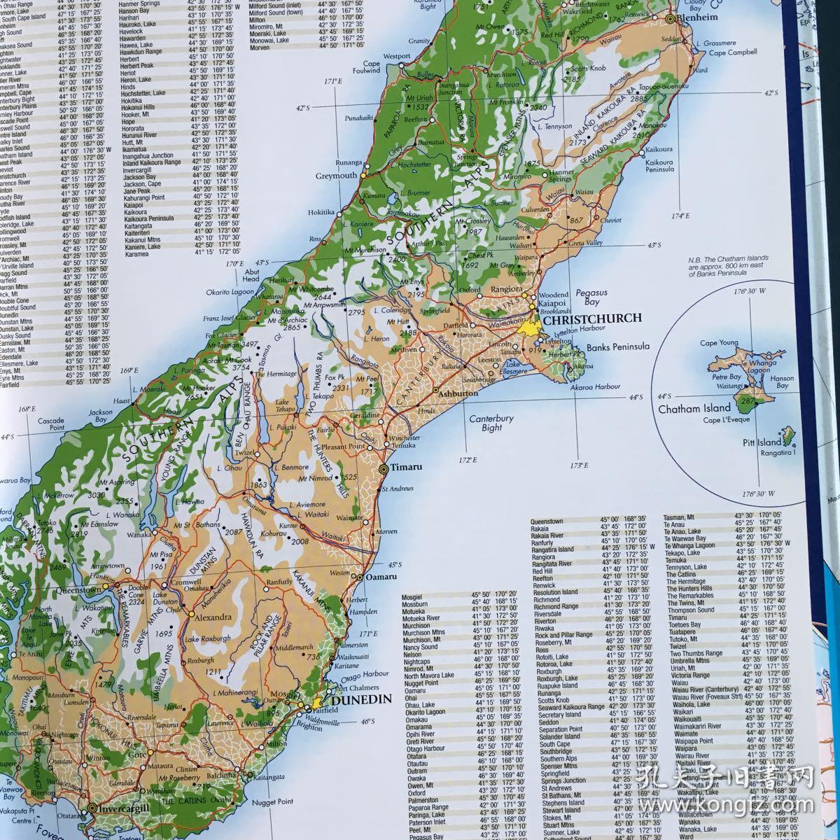 atlas new zealand (新西兰地图集)