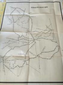 时期内蒙古哲盟地区交通路线图