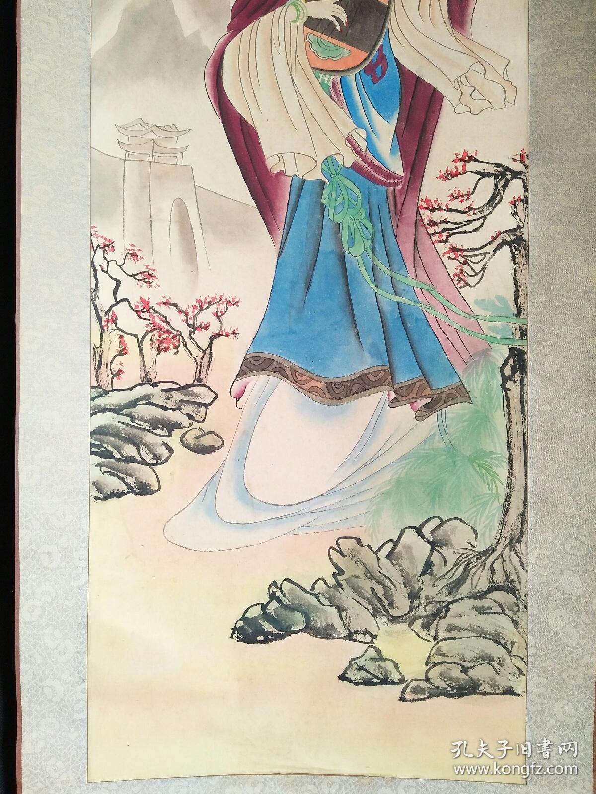 17100:回流昭君出塞图轴(回流书画.回流老画)
