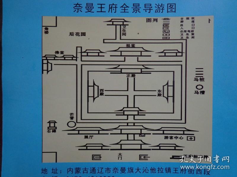 奈曼王府全景导游图.
