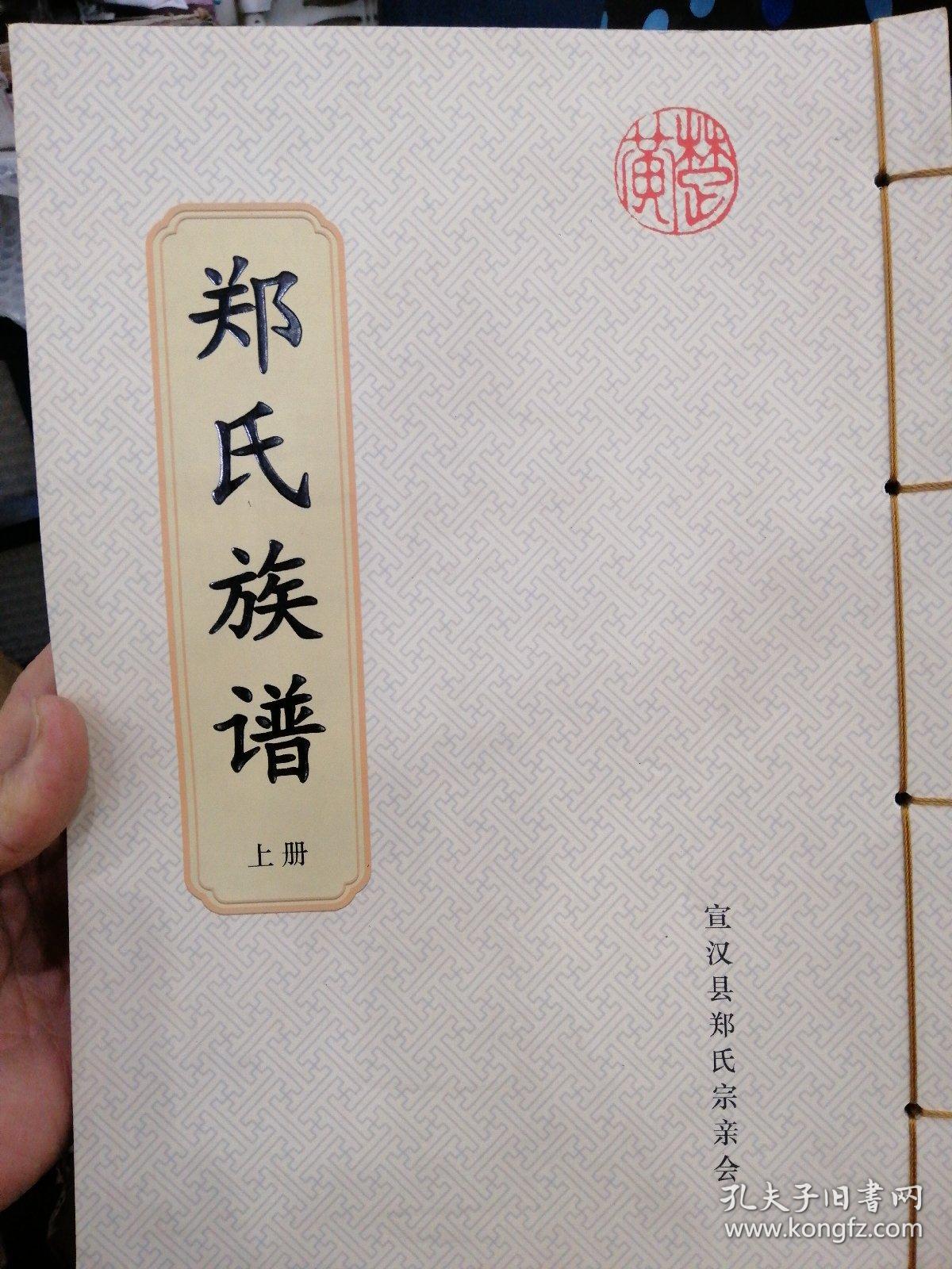 郑氏族谱(上)宣汉县 线装本
