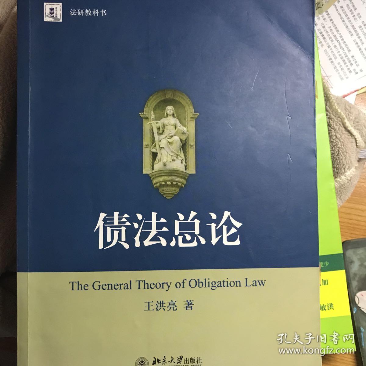 《债法总论》低价购书_王洪亮 著_教材教辅考试_孔网