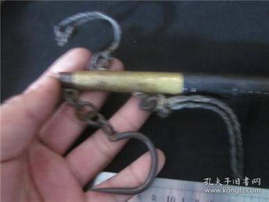 民国时期满洲国满铁老式钩秤老称砣全套民俗老物件.