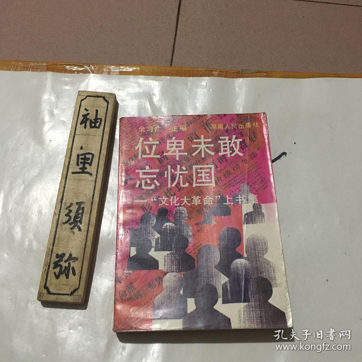 位卑未敢忘忧国 一一"文化大革命"上书集