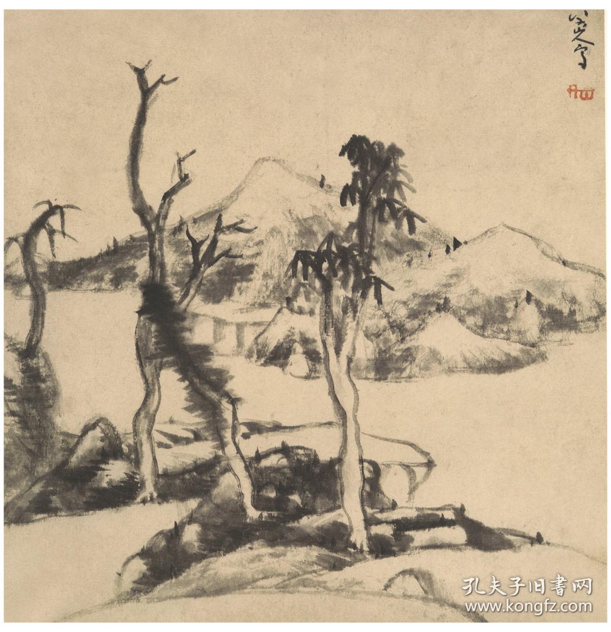 中国好丹青册页 / 八大山人山水篇