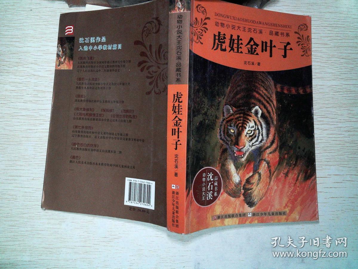 动物小说大王沈石溪品藏书系:虎娃金叶子