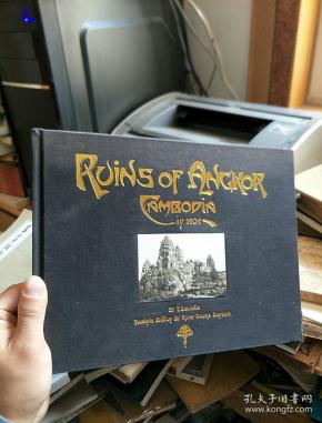 英文原版 ruins of angkor: cambodia in 1909(精装本)吴哥遗址:1909