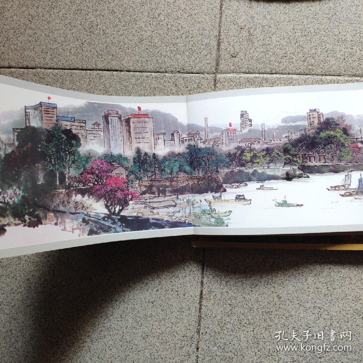 魅力佛山共建美好禅城 百名书画家百米长卷颂禅城 外壳比较久