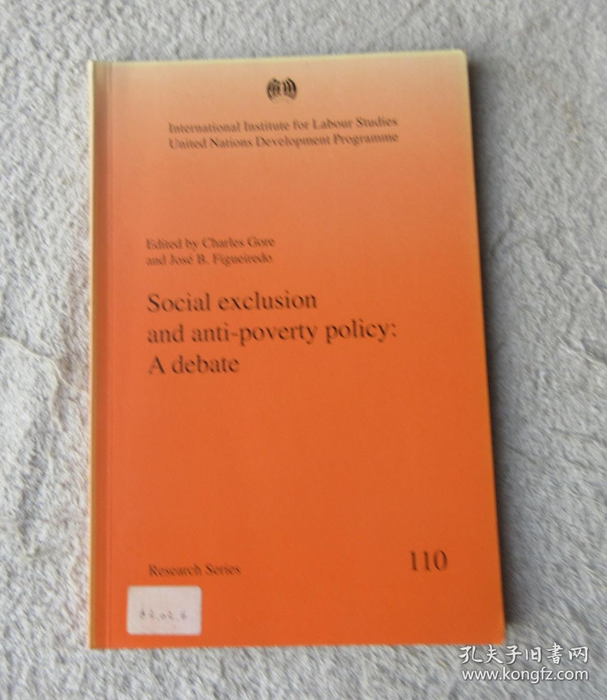 anti-poverty,antiskater social exclusion and anti-poverty policy: a debate