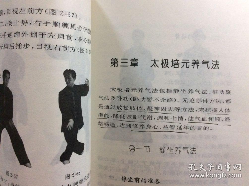 陈式太极拳养生功功理第二章 基本功训练第三章 太极培元养气法第四章