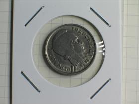 闲山集推荐的辅币——法国1933年5法郎镍币（永久保真）