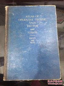 atlas of operative technic anus rectum and colon肛门直肠结肠手术技术图解