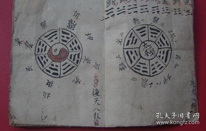 复印件手抄地理符咒书破土动土符六甲安胎符杨公九牛破土件