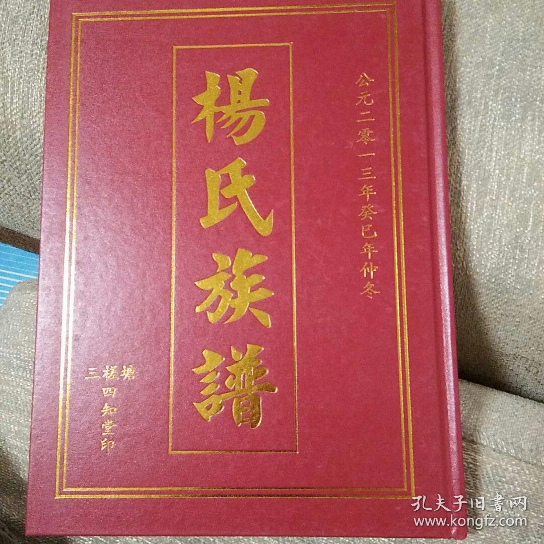 杨氏族谱_山西代县杨忠武祠_孔夫子旧书网