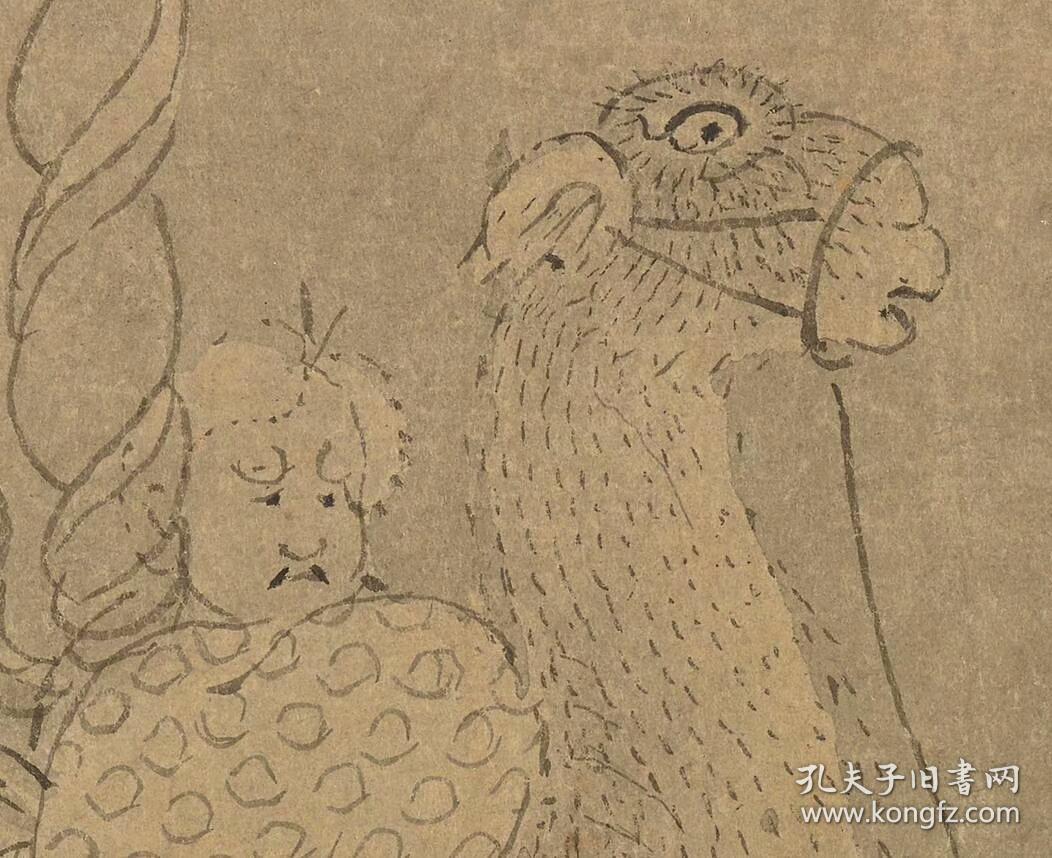 龚开 笳拍图全卷(白描.纸本大小36.08*1066.39厘米.