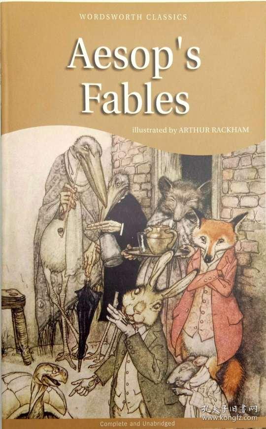aesop"s fables伊索寓言(英文原版插图本)1915年绝版书,插画家