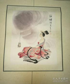 人物 绘画原作《貂蝉拜月》