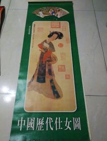 中国历代仕女图，7张全