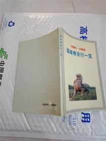 1981-1998国库卷发行一览